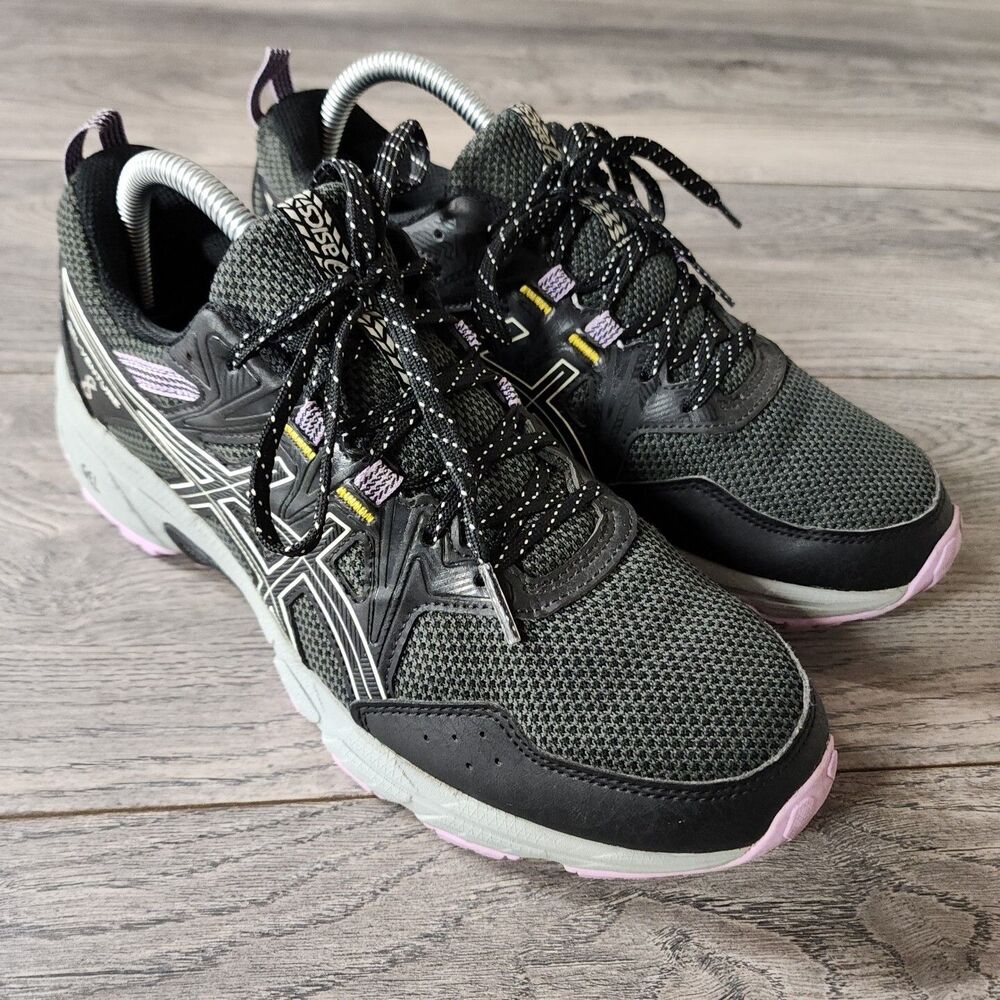 ASICS GEL-VENTURE 8 WOMEN Running Shoes 1012A706-002 Black/GreySz 9.5